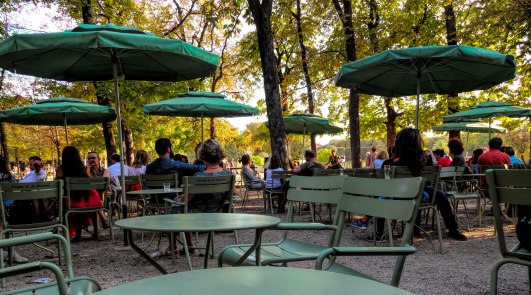 Early Evening Cafe, Le Jardin du Luxembourg